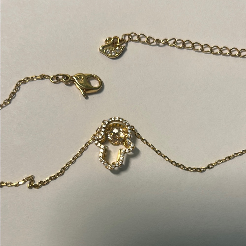 Swarovski Hamada Hand Gold Bracelet